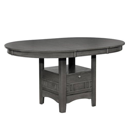 Lavon Dining Table with Storage Medium Grey - VIP FURNITURE (NJ)