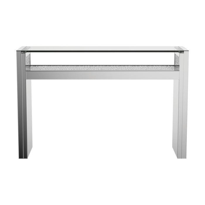 Edna 1-shelf Console Table Silver - VIP FURNITURE (NJ)