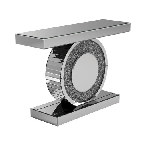 Bergenia Rectangular Console Table Silver - VIP FURNITURE (NJ)