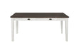 Kingman 4-drawer Dining Table Espresso and White - VIP FURNITURE (NJ)