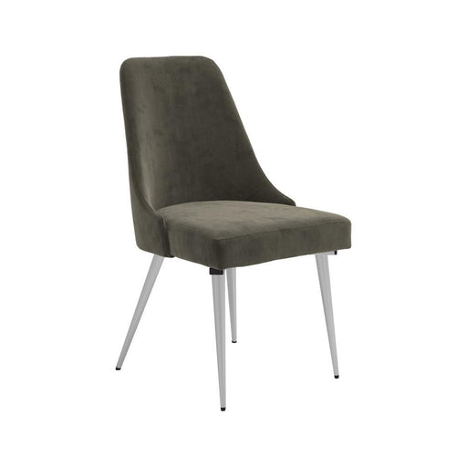 Cabianca Curved Back Side Chairs Grey (Set of 2) - VIP FURNITURE (NJ)
