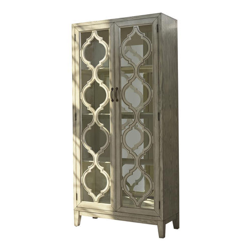 Mckellen 2-door Tall Cabinet Antique White - VIP FURNITURE (NJ)