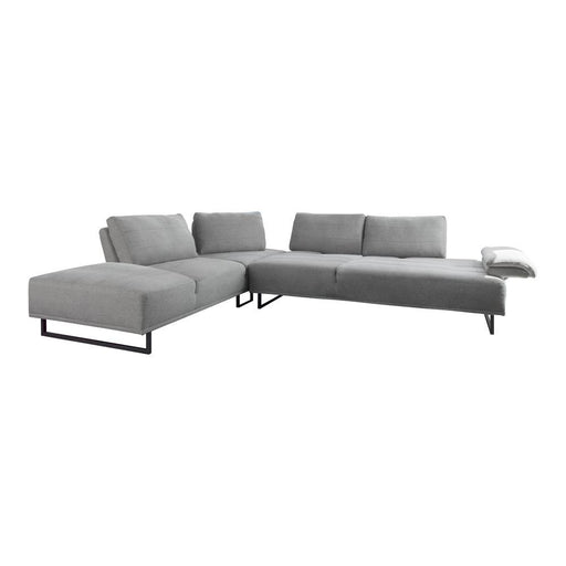 Arden 2-piece Adjustable Back Sectional Taupe - VIP FURNITURE (NJ)