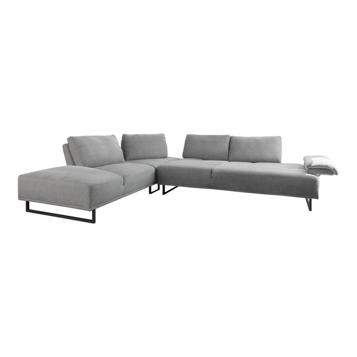 Arden 2-piece Adjustable Back Sectional Taupe - VIP FURNITURE (NJ)