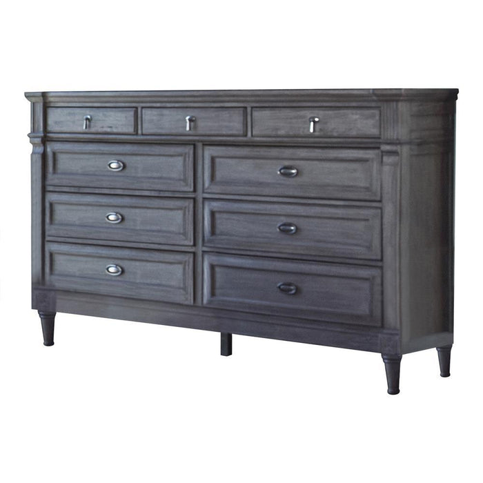 Alderwood 9-drawer Dresser French Grey - VIP FURNITURE (NJ)