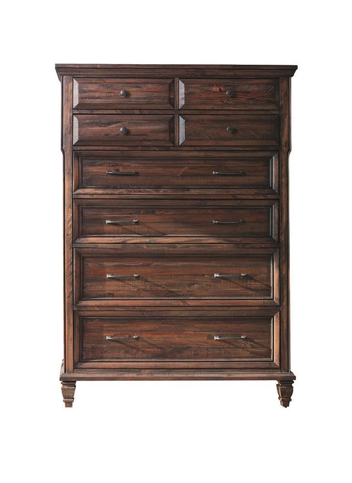 Avenue 8-drawer Chest Weathered Burnished Brown - VIP FURNITURE (NJ)