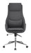 Cruz Upholstered Office Chair with Padded Seat Grey and Chrome - VIP FURNITURE (NJ)