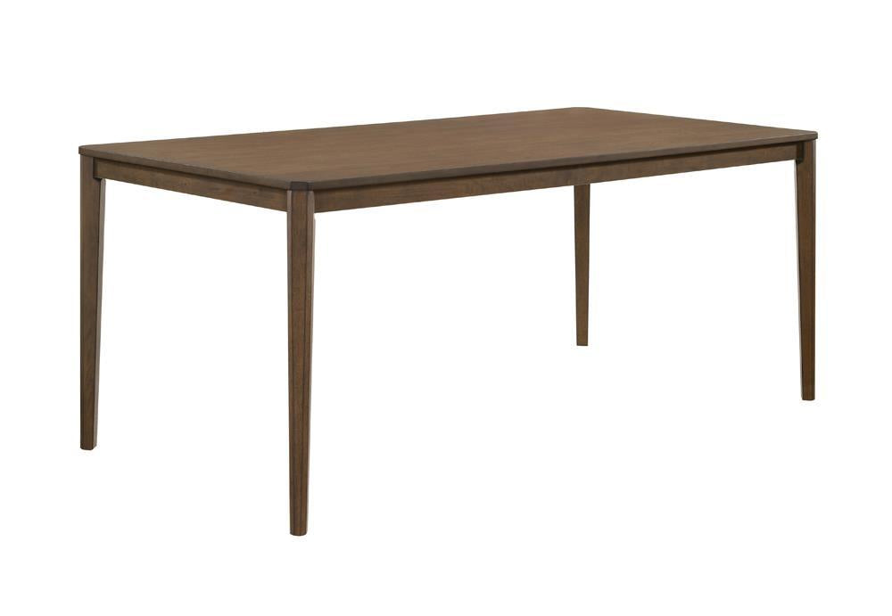 Wethersfield Dining Table with Clipped Corner Medium Walnut - VIP FURNITURE (NJ)