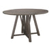Athens Round Counter Height Table with Drop Leaf Barn Grey - VIP FURNITURE (NJ)