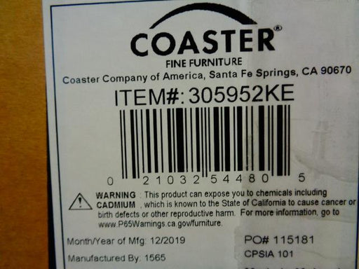 Fairfield Eastern King Upholstered Panel Bed Beige - VIP FURNITURE (NJ)