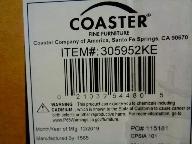 Fairfield Eastern King Upholstered Panel Bed Beige - VIP FURNITURE (NJ)