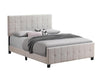 Fairfield Eastern King Upholstered Panel Bed Beige - VIP FURNITURE (NJ)