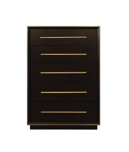 Durango 5-drawer Chest Smoked Peppercorn - VIP FURNITURE (NJ)