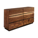 Winslow 6-drawer Dresser Smokey Walnut and Coffee Bean - VIP FURNITURE (NJ)