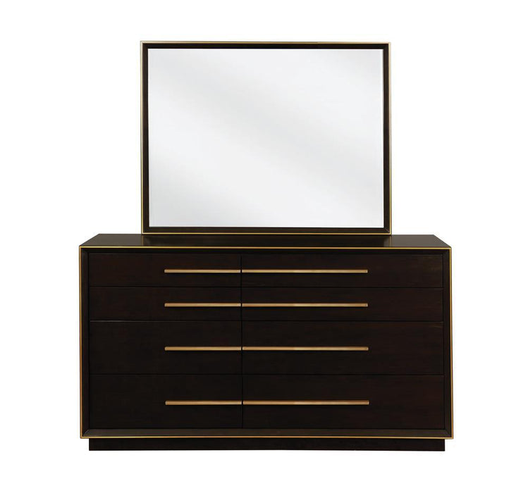 Durango Dresser Mirror Smoked Peppercorn - VIP FURNITURE (NJ)