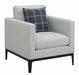 Apperson Cushioned Back Arm Chair Light Grey - VIP FURNITURE (NJ)