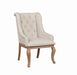 Brockway Tufted Arm Chairs Cream and Barley Brown (Set of 2) - VIP FURNITURE (NJ)