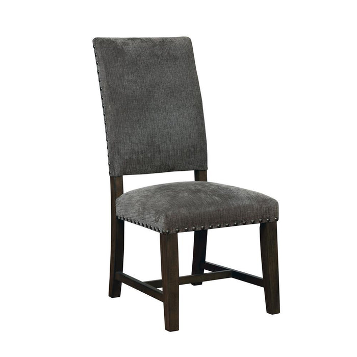 Twain Upholstered Side Chairs Warm Grey (Set of 2) - VIP FURNITURE (NJ)