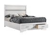 Miranda Full Storage Bed White - VIP FURNITURE (NJ)
