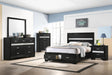 Miranda Full Storage Bed Black - VIP FURNITURE (NJ)