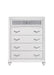 Barzini 5-drawer Chest White - VIP FURNITURE (NJ)