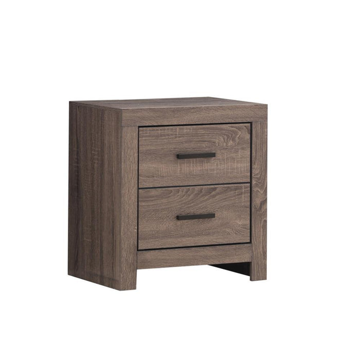 Brantford 2-drawer Nightstand Barrel Oak - VIP FURNITURE (NJ)