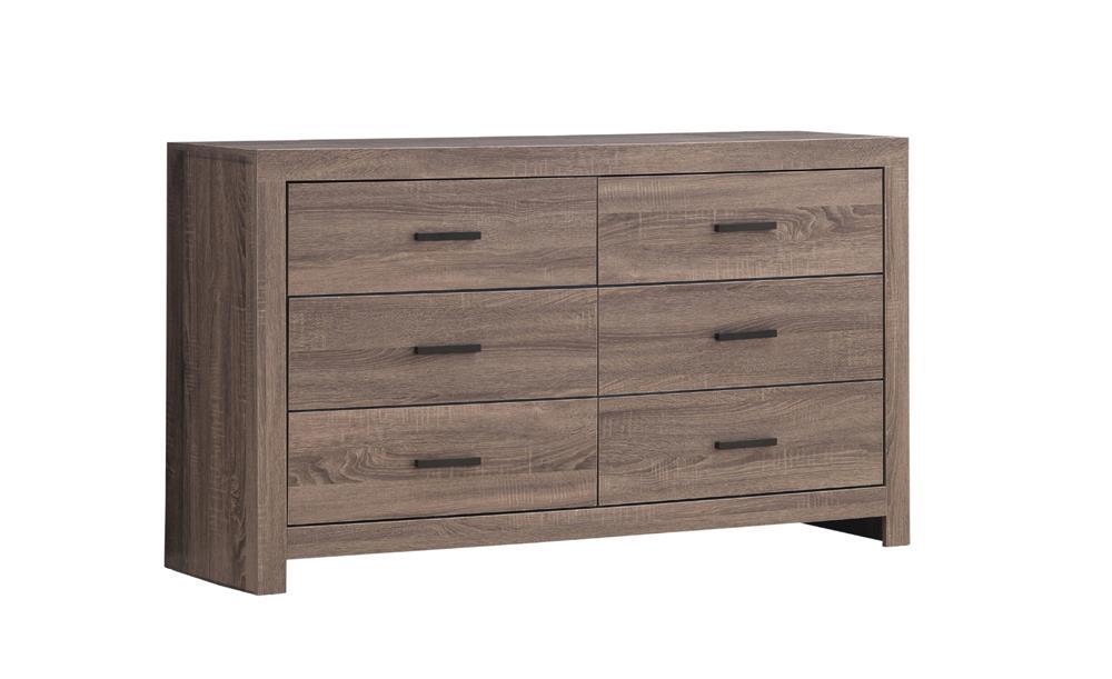 Brantford 6-drawer Dresser Barrel Oak - VIP FURNITURE (NJ)