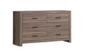 Brantford 6-drawer Dresser Barrel Oak - VIP FURNITURE (NJ)