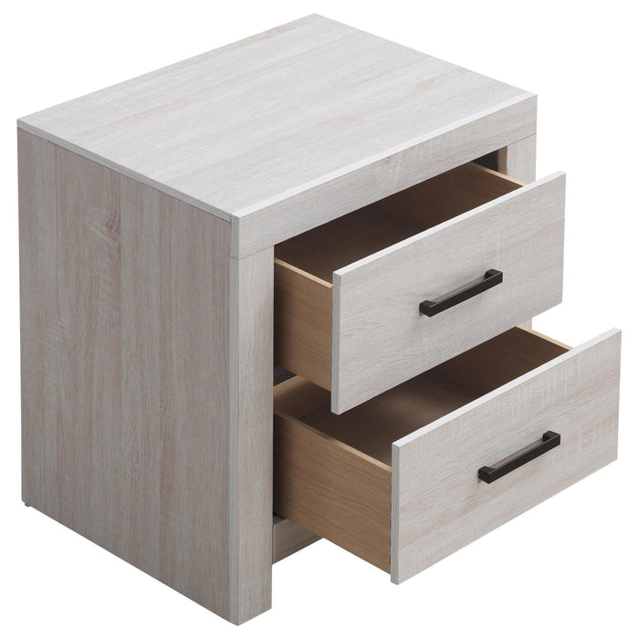 Brantford 2-drawer Nightstand Coastal White - VIP FURNITURE (NJ)