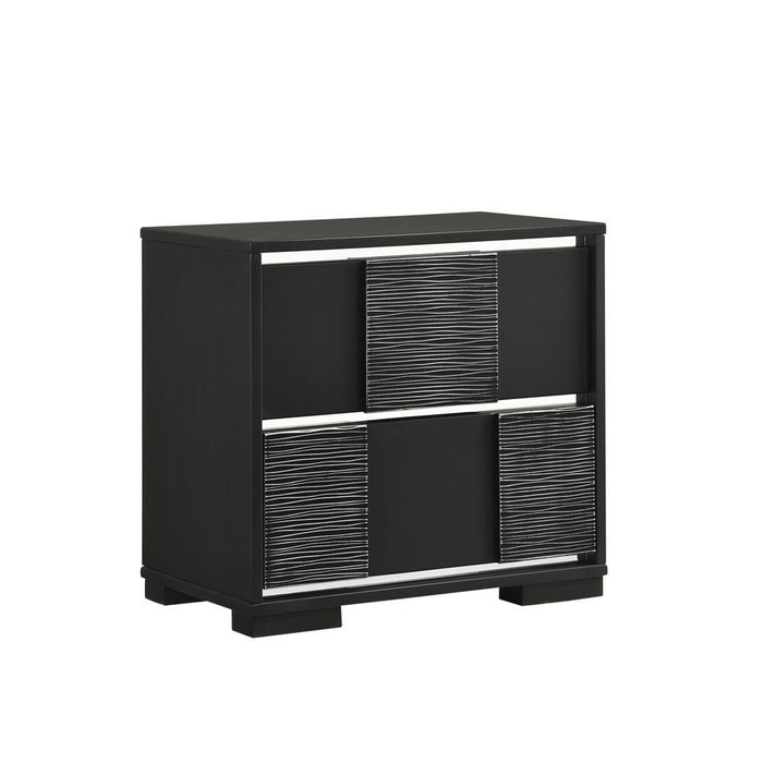 Blacktoft 2-drawer Nightstand Black - VIP FURNITURE (NJ)