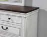 Hillcrest 9-drawer Dresser Dark Rum and White - VIP FURNITURE (NJ)