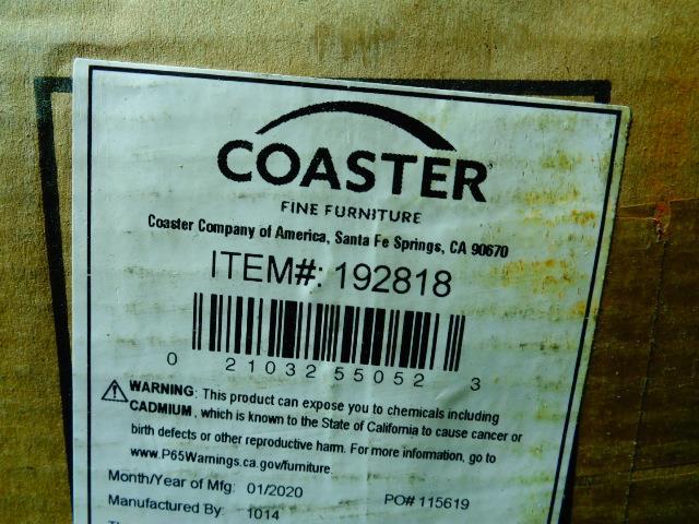 Sarasota Counter Height Table with Shelf Storage Nutmeg and Rustic Cream - VIP FURNITURE (NJ)