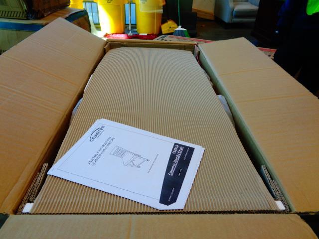 Sarasota Slat Back Counter Height Chairs Grey and Rustic Cream (Set of 2) - VIP FURNITURE (NJ)