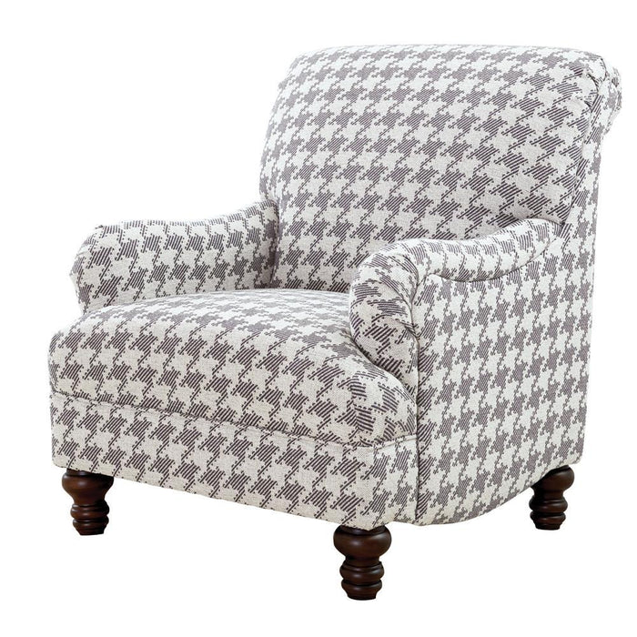 Glenn Upholstered Accent Chair Grey - VIP FURNITURE (NJ)