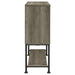 Claremont Sliding Door Bar Cabinet with Lower Shelf Grey Driftwood - VIP FURNITURE (NJ)