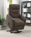 Henrietta Power Lift Recliner with Storage Pocket Brown - VIP FURNITURE (NJ)