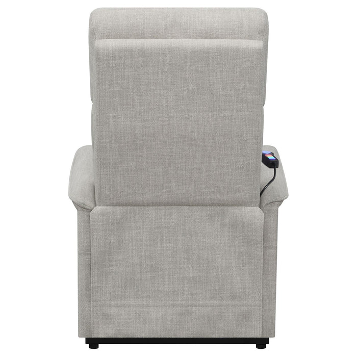 Herrera Power Lift Recliner with Wired Remote Beige - VIP FURNITURE (NJ)