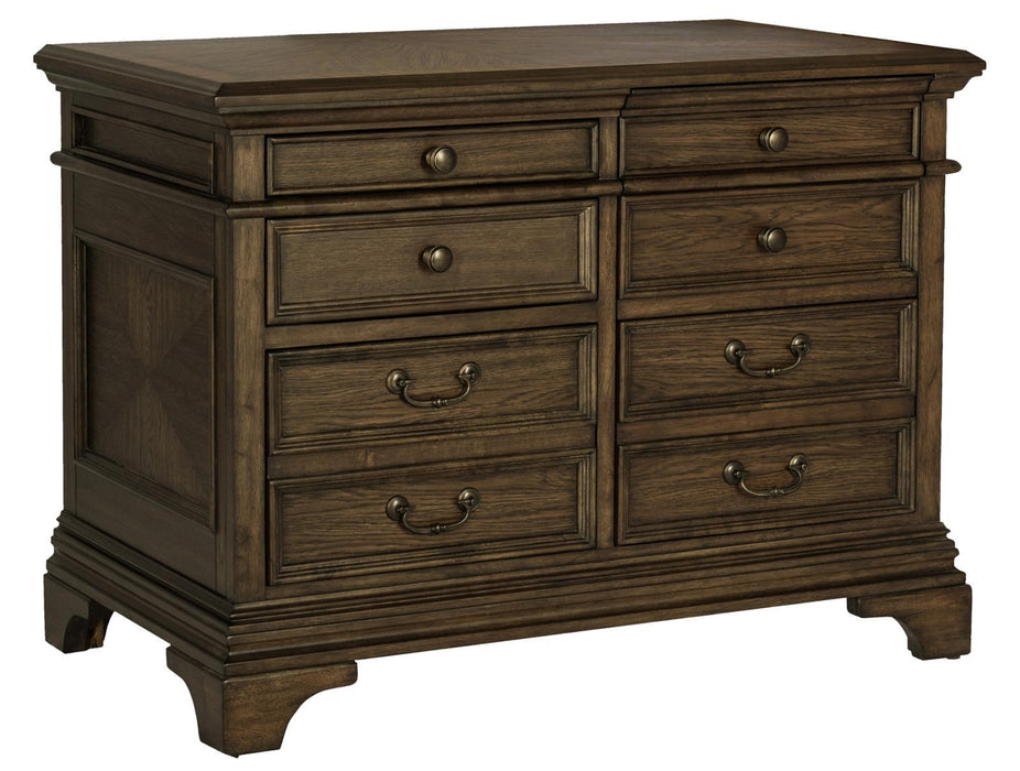 Hartshill 5-drawer File Cabinet Burnished Oak - VIP FURNITURE (NJ)