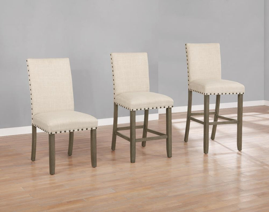 Ralland Upholstered Side Chairs Beige and Rustic Brown (Set of 2) - VIP FURNITURE (NJ)