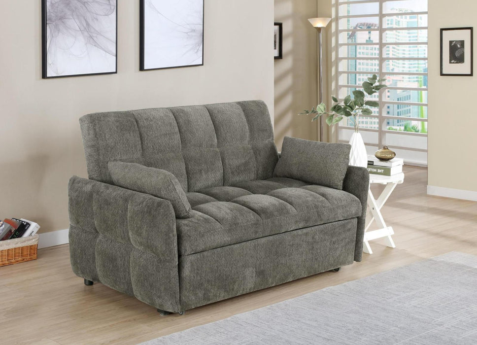 Cotswold Tufted Cushion Sleeper Sofa Bed Dark Grey - VIP FURNITURE (NJ)