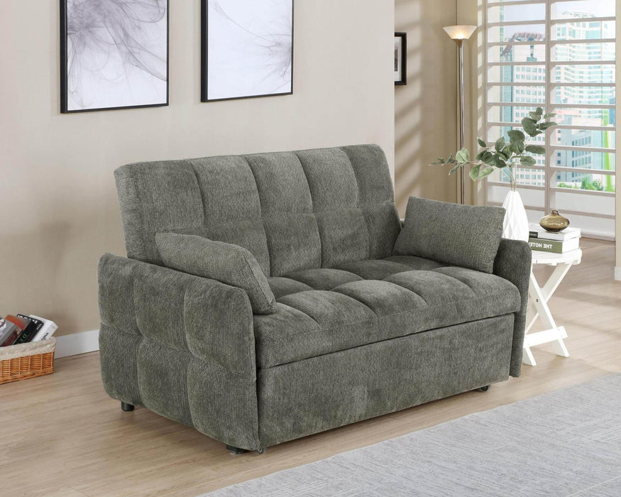 Cotswold Tufted Cushion Sleeper Sofa Bed Dark Grey - VIP FURNITURE (NJ)
