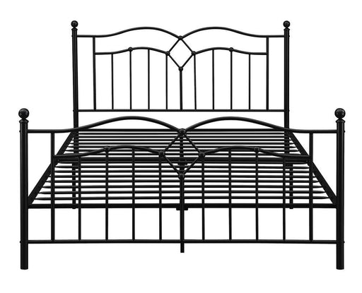 Klossen Queen Platform Bed Black - VIP FURNITURE (NJ)