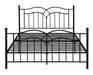 Klossen Queen Platform Bed Black - VIP FURNITURE (NJ)
