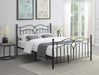 Klossen Queen Platform Bed Black - VIP FURNITURE (NJ)