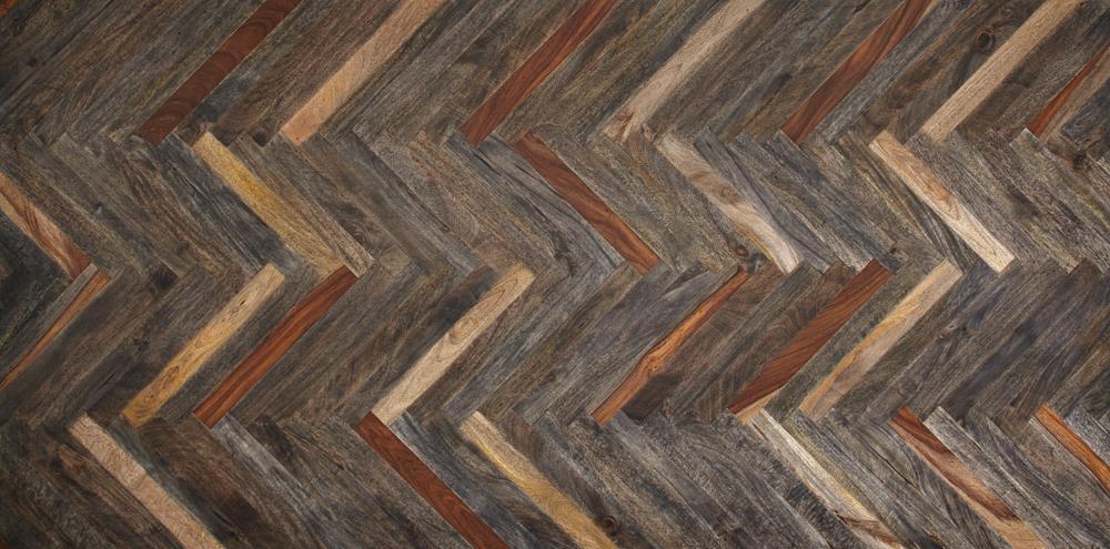 Misty Sled Leg Dining Table Grey Sheesham and Gunmetal - VIP FURNITURE (NJ)