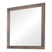 Frederick Square Dresser Mirror Weathered Oak - VIP FURNITURE (NJ)