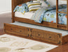Oakdale Storage Trundle Rustic Honey - VIP FURNITURE (NJ)