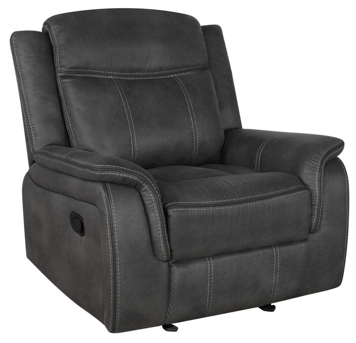 Lawrence Upholstered Tufted Back Glider Recliner - VIP FURNITURE (NJ)