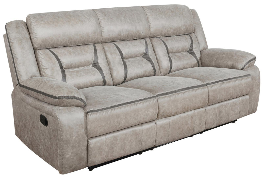 Greer Upholstered Tufted Back Motion Sofa - VIP FURNITURE (NJ)
