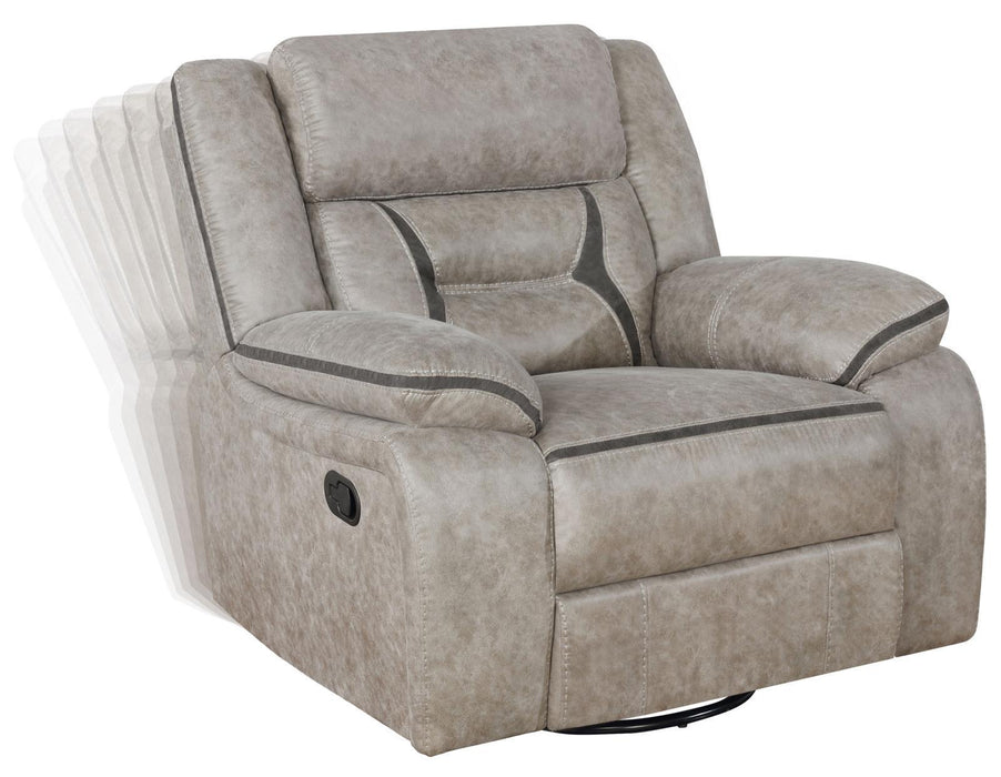 Greer Upholstered Tufted Back Glider Recliner - VIP FURNITURE (NJ)